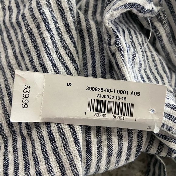 NWT Old Navy Striped Long Sleeve Wrap Dress - Picture 9 of 11